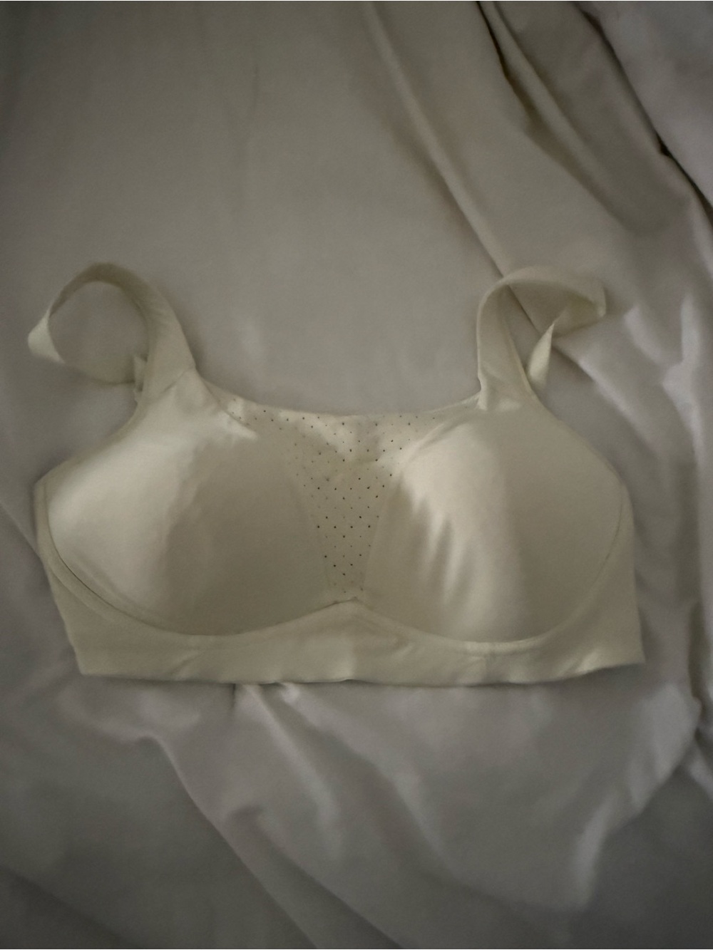Lululemon Cream Wireless Seamless Sports Bra